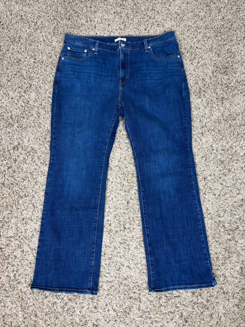 Levis Jeans Womens 20W Blue 725 High Rise Boot Cut Stretch 5 Pocket Denim